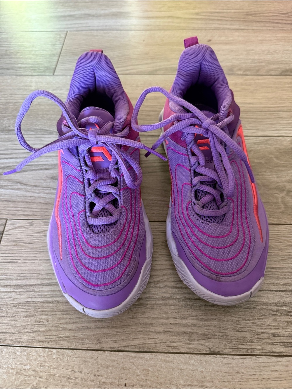 Kids Purple Nike Giannis Immortality 4 basketball shoes